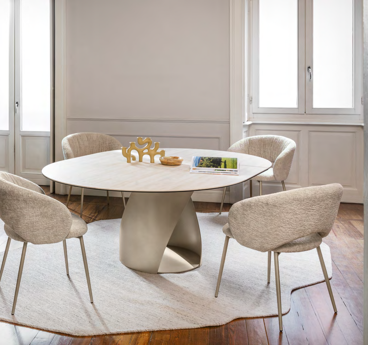Cyclone Table Dwr CYCLONE - DINING TABLE – Calligaris República Dominicana